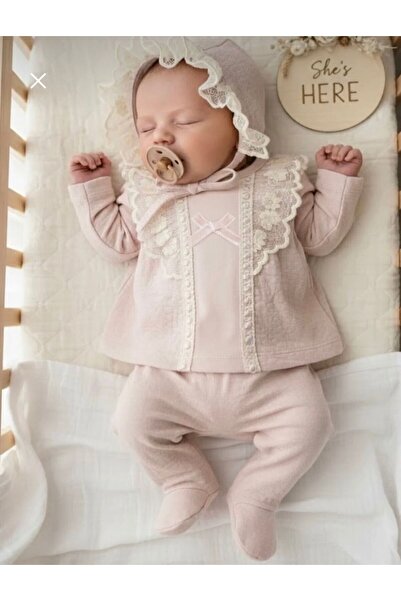 babymoon kids طقم مستلزمات للمواليد الجدد مكون من 10 قطع، مصنوع من القطن العض...