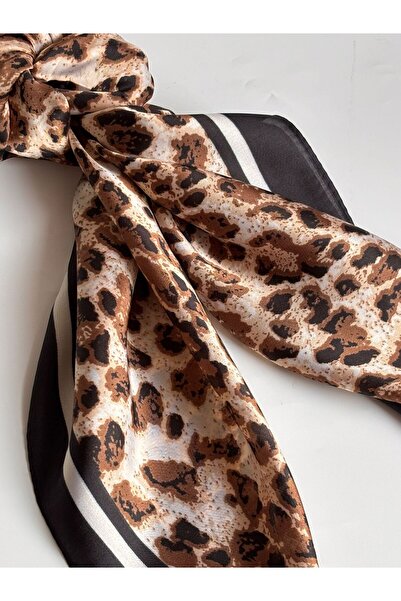 BHR AKSESUAR imprimeu leopard Eșarfă pătrată (70x70 cm)