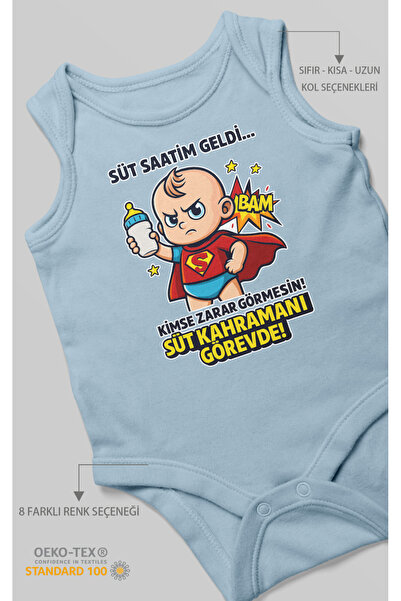 MorivoKids My Milk Time Has Arrived, Nobody Gets Hurt Printed Baby Bodysuit –...