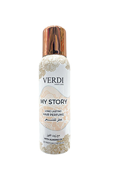 VERDİ فيردي عطر شعر ماي ستوري مع زيت اللوز - 100 مل