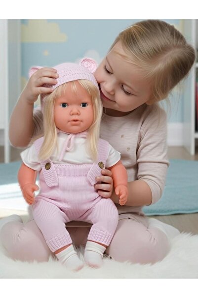 ŞAŞKIN HOUSE KONUŞAN SEVİMLİ ET BEBEK & 65 CM SEVİMLİ SESLİ OYUNCAK BEBEK & EĞİTİCİ VE UYKU ARKADAŞI