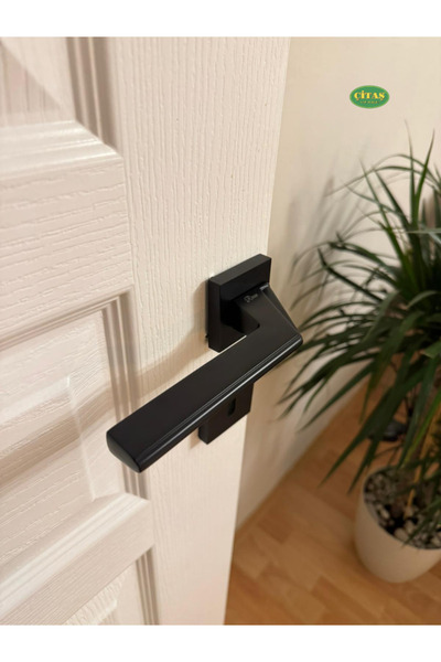 ÇİTAŞ ÖZEL ÜRETİM ANKA MODEL 1. KALİTE SİYAH RENK ULTRA LÜKS ODA KAPI KOLU IT...