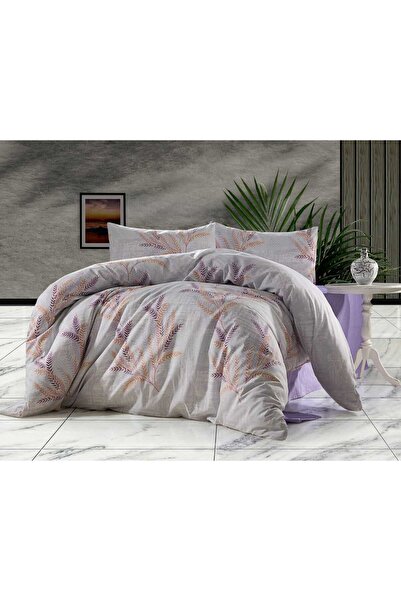 vionetta Double Duvet Cover Set with Cotton Fitted Sheet and 4 Pillows