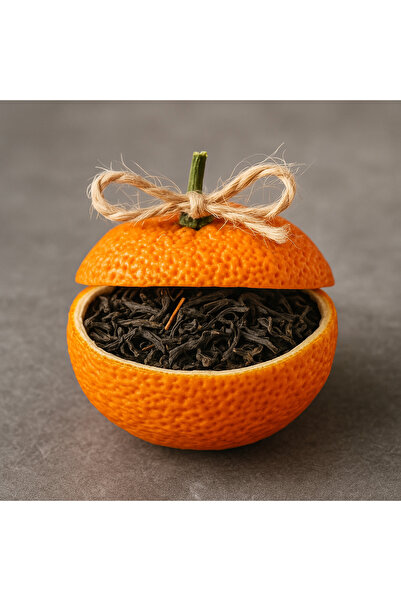 İsmelora Doğal Kurutulmuş Mandalina Kasesinde Çay – Bodrum Mandalinası ile Öz...