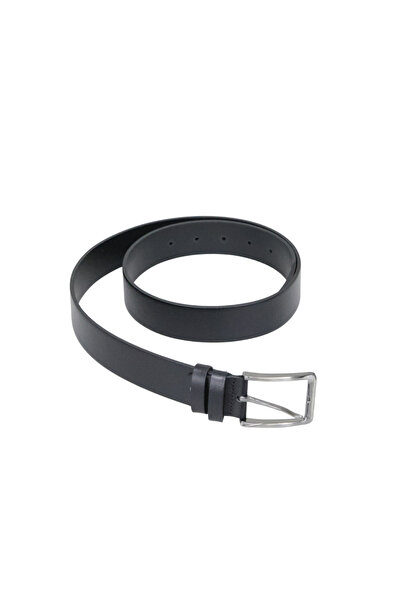 Generic Brand Guard Black Classic & Sport Leather Men's Belt - 3.5 cm