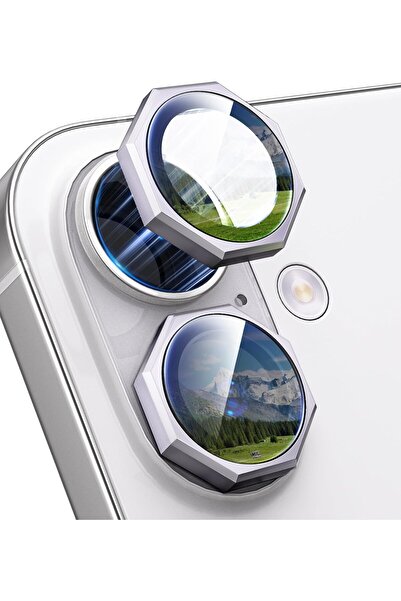 EDELFU آيفون 17 - واقي عدسة الكاميرا المعدني المربع