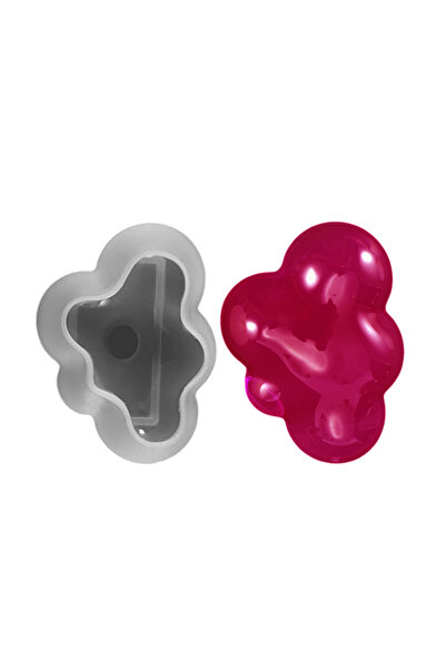 Getshopmini Epoksi 3D Bulut Kalıbı Büyük Boy Bulut Kalıbı Silikon 7x5cm