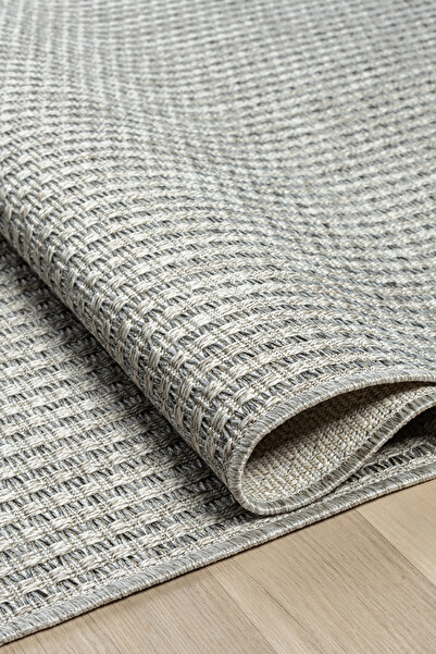 Colore Home سجادة من الجوت والسيزال ذات قاعدة رمادية غير قابلة للانزلاق، سجادة منسوجة من الجوت