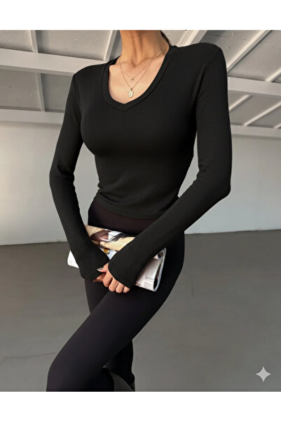 Bliss Dale بدلة بتصميم V على شكل حرف V