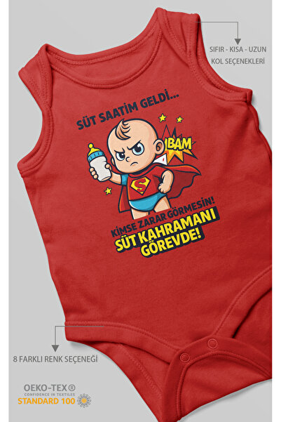 MorivoKids My Milk Time Has Arrived, Nobody Gets Hurt Printed Baby Bodysuit –...