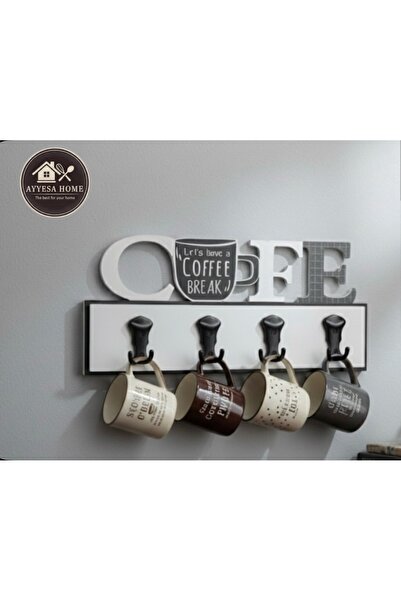 GenelTedarik AYYESA HOME Kahve Köşesinin Vazgeçilmezi: "CAFE" Temalı Duvar As...