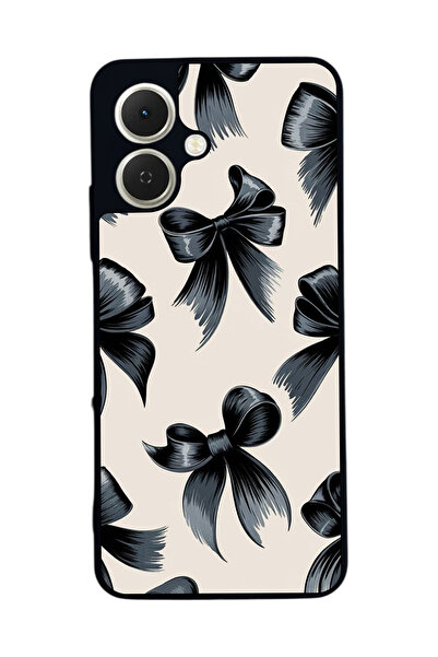 TECNO Spark GO 2 Uyumlu Baskılı, Mat Siyah,Yumuşak Silikon, Koruyucu,Şok Emici Kapak,Kılıf