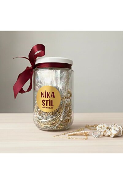 Home علبة مجوهرات مفاجئة تحتوي على 15 قطعة - طقم مجوهرات مفاجئة متنوعة تشمل قلادة، سوار، أقراط، حجم كبير ✨