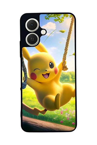 TECNO متوافق مع Spark GO 2 مطبوع ، أسود غير لامع، سيليكون ناعم، واقي، غطاء ممتص للصدمات، حافظة