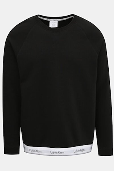 Calvin Klein Hanorac, Bumbac/Poliester, Negru/Alb, L