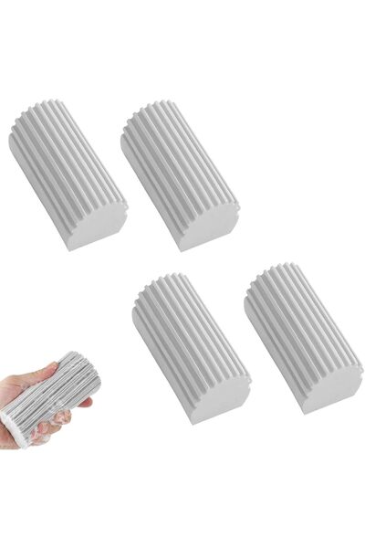 Duomama 4-Pack Duster Sponges for Blinds, Glass, Baseboards, Vents, Mirrors