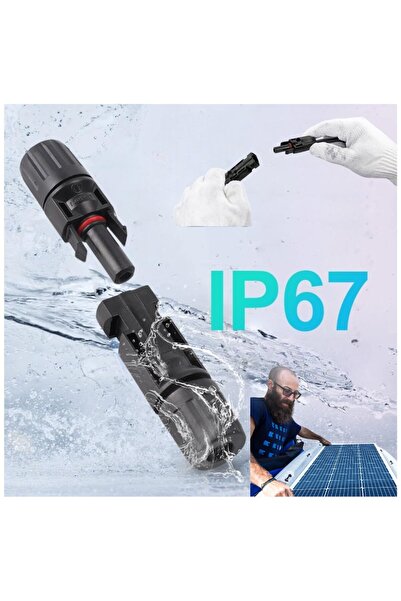 OEM Set 15 conectori MC4, pentru panouri solare fotovoltaice si invertoare, mama/tata, impermeabil