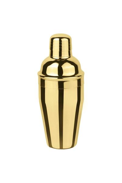 Şık Çelik Kokteyl Shaker 350 ml, Pratik ve dayanıklı tasarım