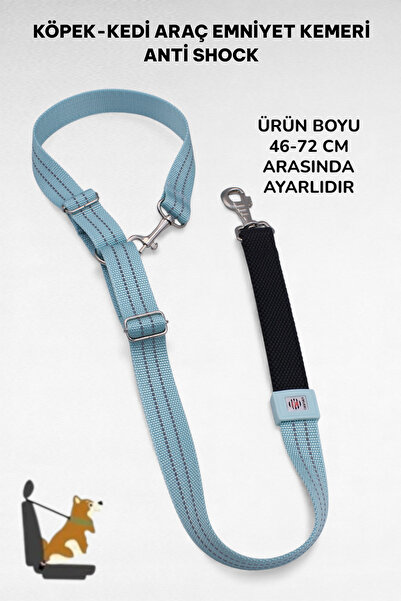 CARAMELOS Evcil Hayvan Araç Emniyet Kemeri Köpek Emniyet Kemeri Araba Oto Aks...