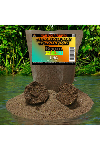 Aqua Amestec Nadire AquaCarp Brown Impact 1Kg