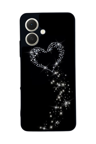 TECNO متوافق مع Spark GO 2 مطبوع ، أسود غير لامع، سيليكون ناعم، واقي، غطاء ممتص للصدمات، حافظة