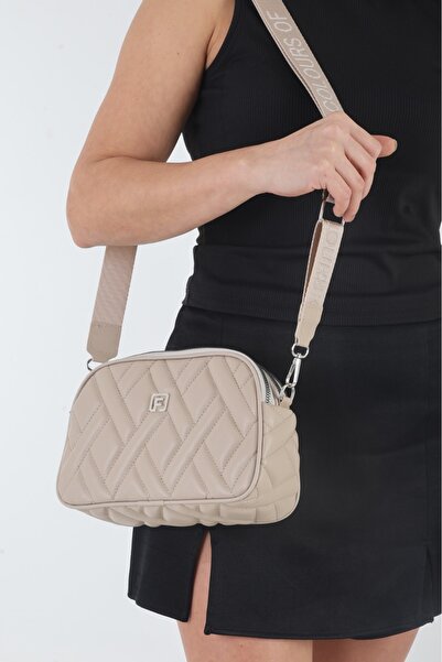 Lesam collection Embroidered 4-Compartment Shoulder Bag