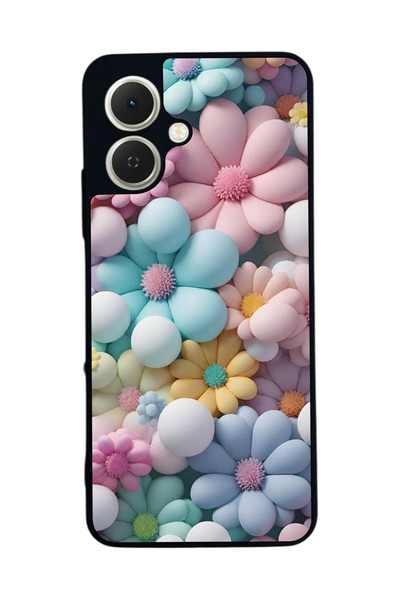 TECNO متوافق مع Spark GO 2 مطبوع ، أسود غير لامع، سيليكون ناعم، واقي، غطاء ممتص للصدمات، حافظة