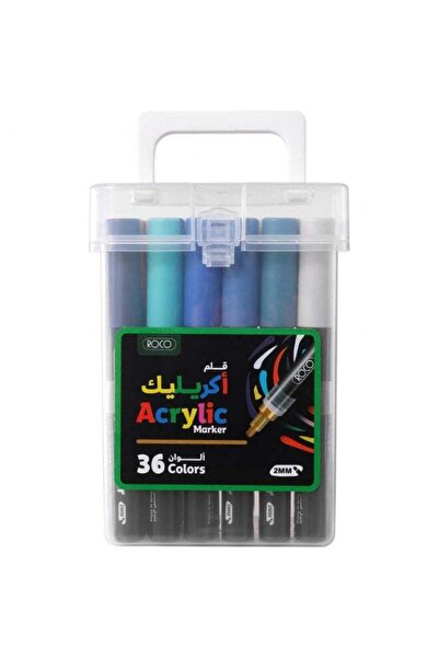 Roco Acrylic Graphic Pens, 36 Colors