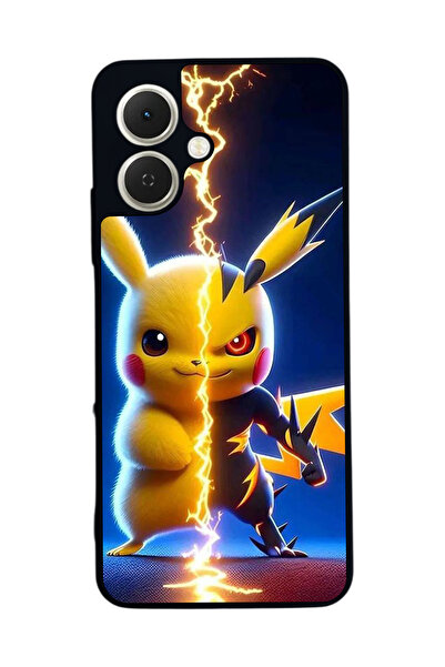 TECNO متوافق مع Spark GO 2 مطبوع ، أسود غير لامع، سيليكون ناعم، واقي، غطاء ممتص للصدمات، حافظة