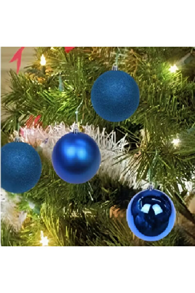 Miro Power Set de 72 globuri albastre din plastic