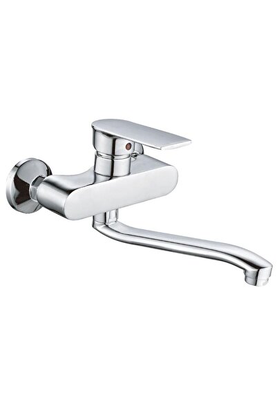 Generic Wall mounted basin mixer made of zinc alloy anti rust chrome