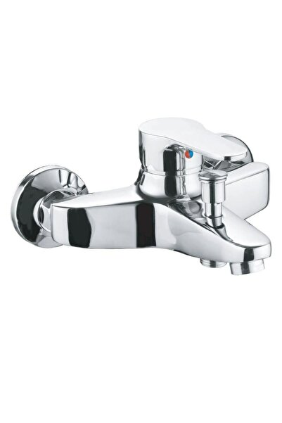 Generic خلاط دش وحوض استحمام ساخن وبارد - كروم، سبيكة زنك