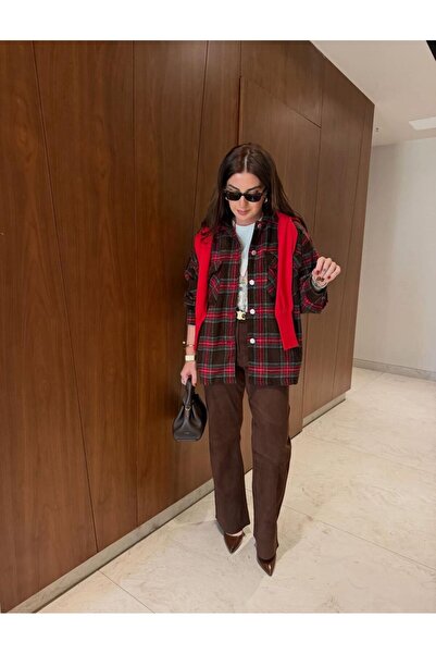 ALVOR Pocket Detailed Plaid Jacket
