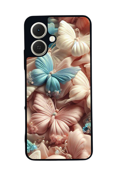 TECNO متوافق مع Spark GO 2 مطبوع ، أسود غير لامع، سيليكون ناعم، واقي، غطاء ممتص للصدمات، حافظة