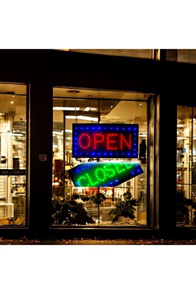 OEM Ultra bright 2-in-1 open/closed LED sign for restaurants, cafes, shops, energy saving