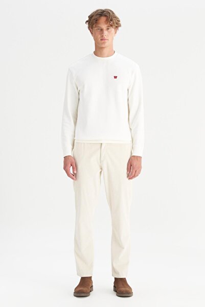 WRANGLER Pamuklu Regular Fit Normal Kesim Cepli Esnek Kadife Jogger Pantolon