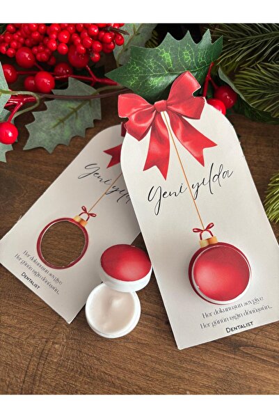 Loyapink Yeni Yılbaşı Promosyon Krem İsme Özel Kartlı 15 ADET