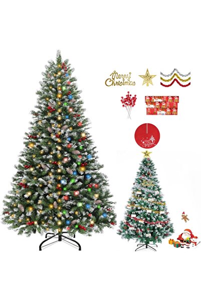 Generic Artificial Christmas Tree, NO Prelit LIGHT 6FT Holiday Xmas Tree 1400 Branch Tips, Upgraded
