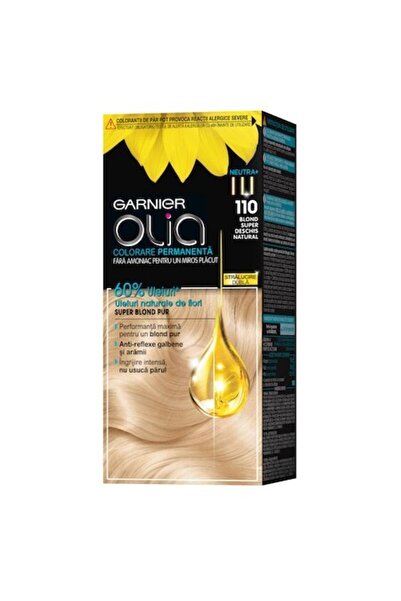 Garnier Olia Permanent Ammonia-Free Hair Dye 110 Very Light Blonde, 112 ml