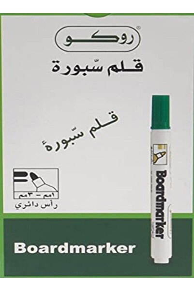 Roco round-tip whiteboard marker, green, 5.0