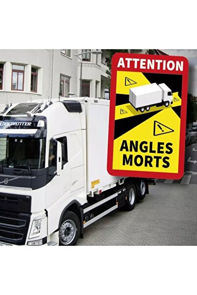 Avex Set of 10 stickers "Blind Spot", "Blind Spot" Sticker Label for trucks, di