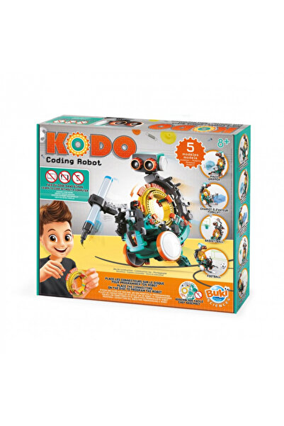 Buki France Set de roboți de codare Kodo - Desen, fotbal și manipulare de obi...