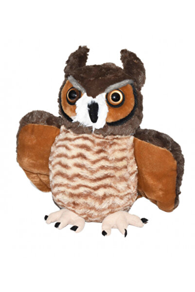 Wild Republic Horned Owl - 30 cm Plush Toy