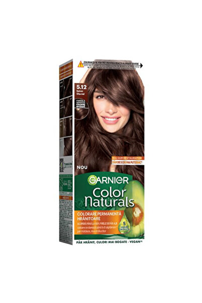 Garnier Color Naturals Permanent Hair Dye - Shade 5.12 Glacial Brown (112 ml)