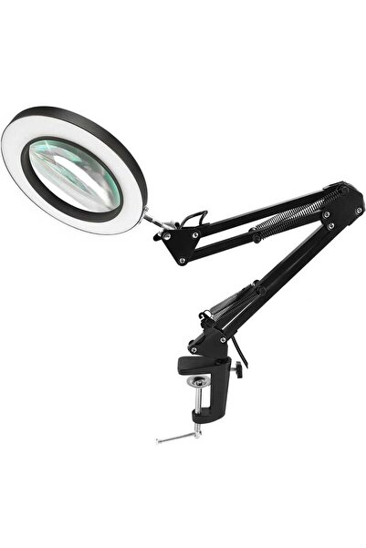 OEM 100 mm 5X Magnifier with LED Light Mounted on 22.5cm + 22.5cm Pantograph Arm