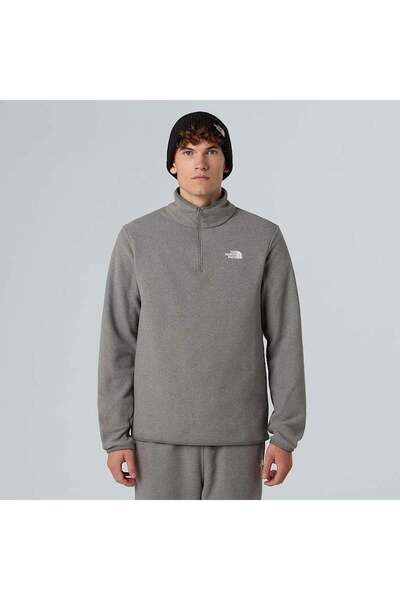 THE NORTH FACE Glacier 1/4 Zip Polar Fleece Nf0A8D0Qcqi1 Gray-Xl