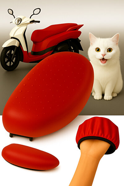 lawrenceshop Husă compatibilă cu piele pentru motocicletă, roșu arora beatrix...