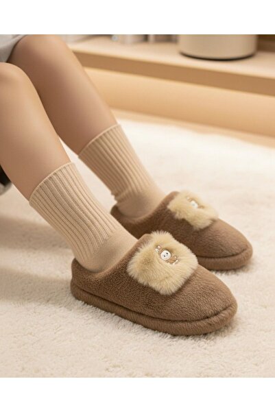 ARYA STYLE Labubulu Panduf Unisex Kız ve Erkek Çocuklar İçin Panduf