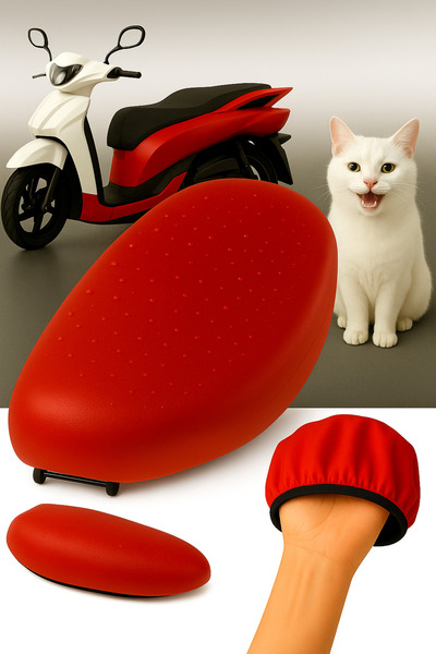 lawrenceshop غطاء مقعد دراجة نارية من الجلد متوافق مع Yuki Yk 150-g، غطاء مقع...