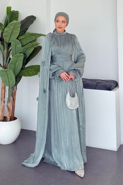 Sezi Moda Giyim فستان سهرة فيرونيكا مع عباءة